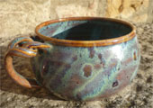 tasse turquoise